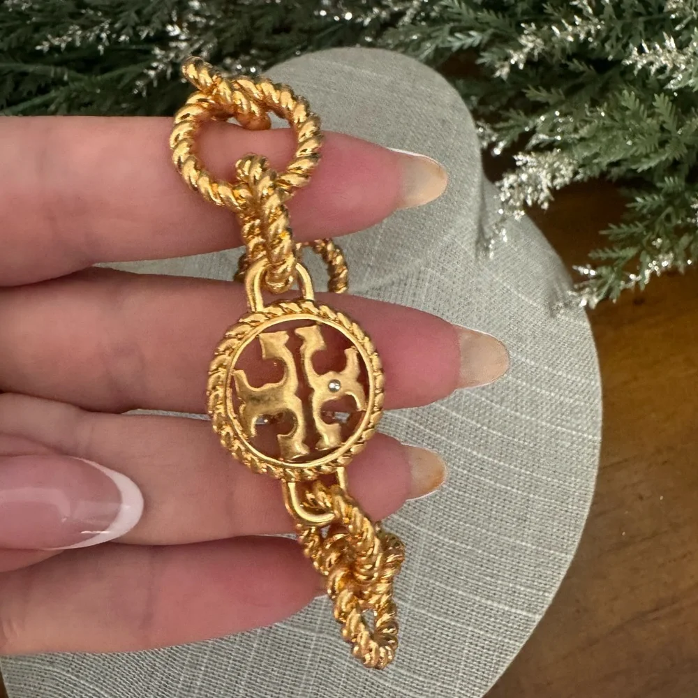Tory Burch Gold Chain Link Bracelet NEW $129